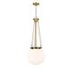 Option Brushed Brass / Matte White