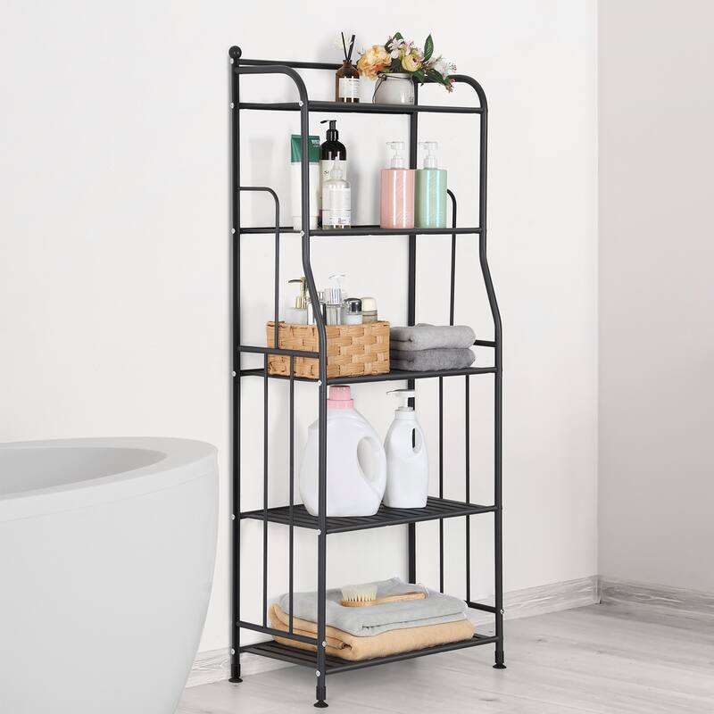 Multipurpose Storage Rack for Living Room, Kitchen, Bathroom, Balcony, Metal
