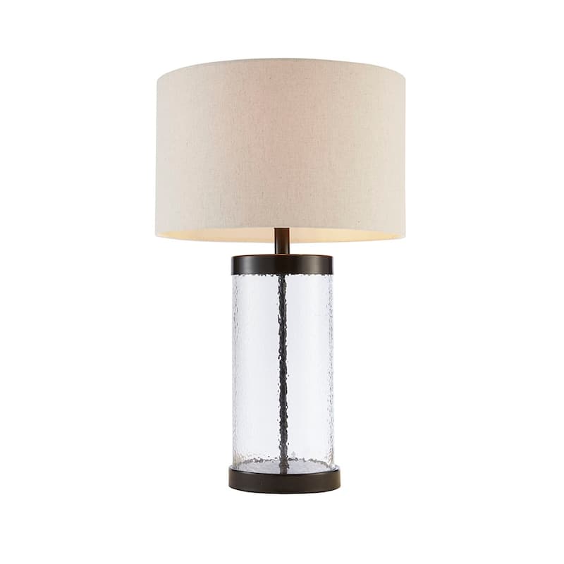 Glass Cylinder Table Lamp for living room,bedroom,and dining room