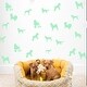 preview thumbnail 1 of 0, Walplus Peel and Stick Glow In The Dark Dog Wall Stickers Home Room Decor - 9pcs