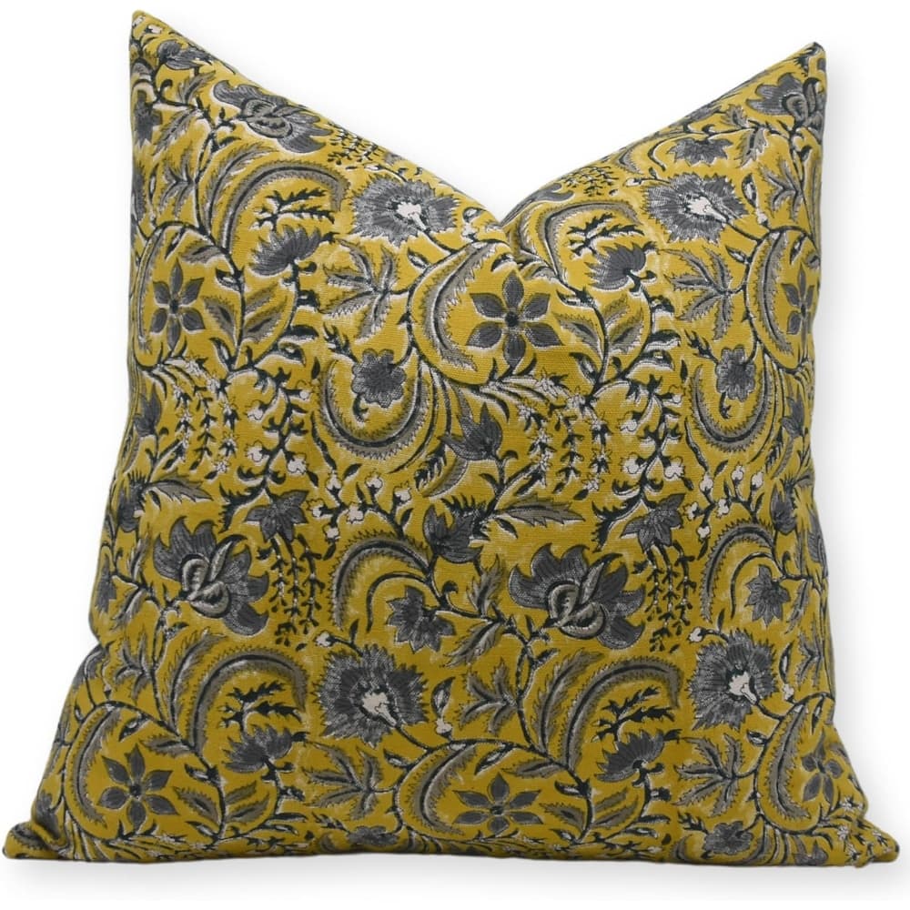 Fabdivine Cotton Boho Block print pillow Cover