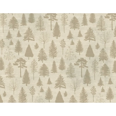 Seabrook Designs Ponderosa Pines Unpasted Wallpaper