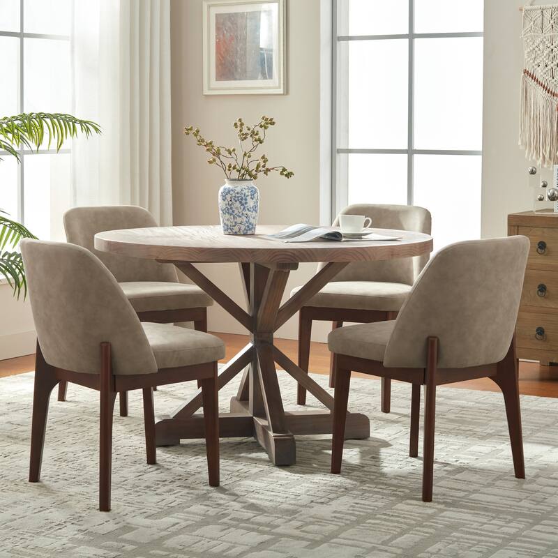 Set of 4 Solid Wood Dining Chair