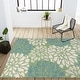 preview thumbnail 63 of 200, JONATHAN Y Floral Textured Weave Indoor/Outdoor Area Rug