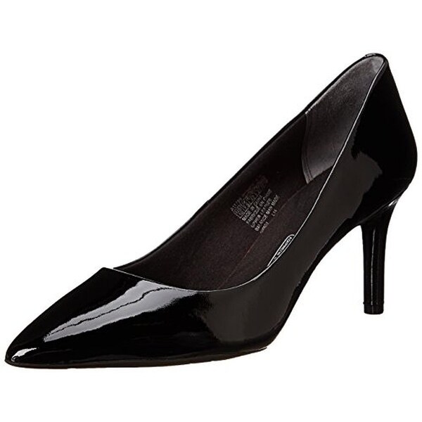 rockport black pumps
