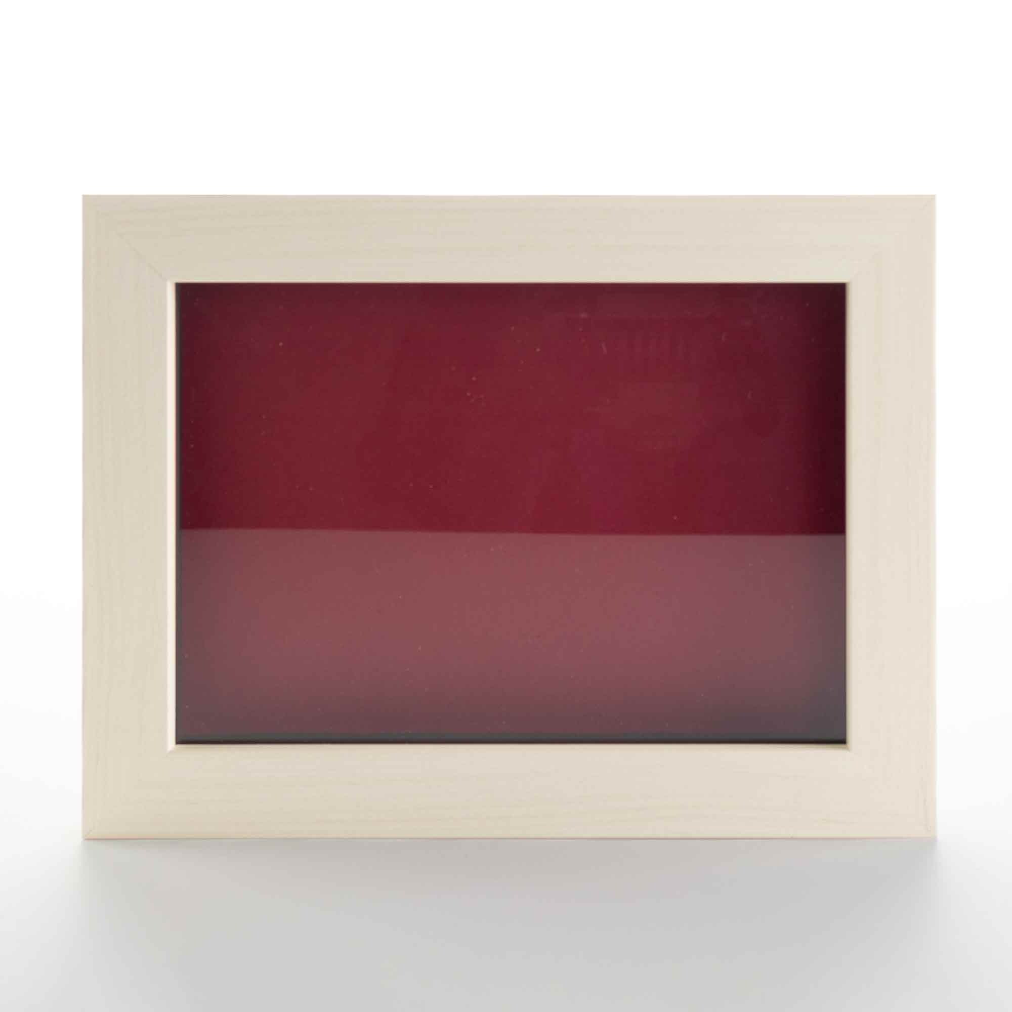 Red Square Wooden Picture Photo Frame -8x8