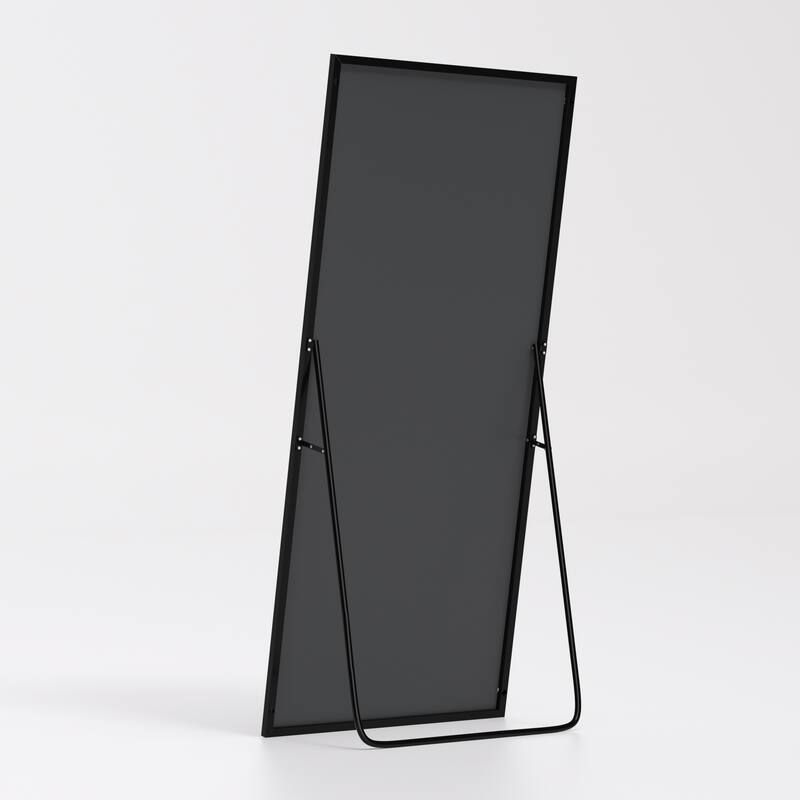 Aluminum Alloy Fine Edge Right Angle Full Length Mirror