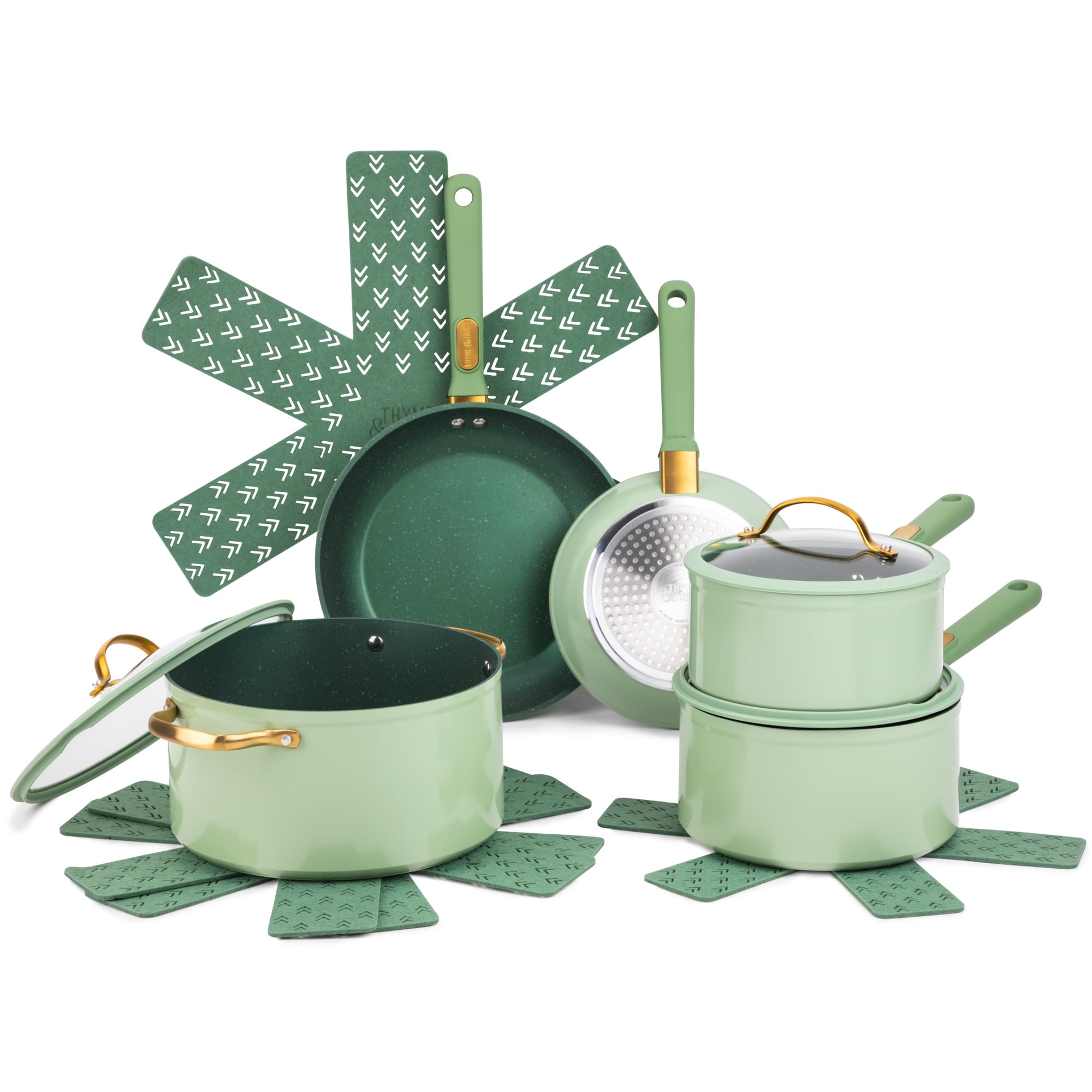 12 Piece Non-Stick Cookware Set Non-Stick Pans and Pots with Removable  Handles - Bed Bath & Beyond - 37523336