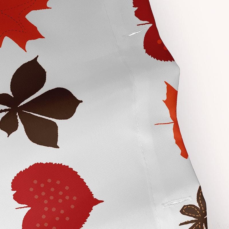 Leaf Stripe Shower Curtain