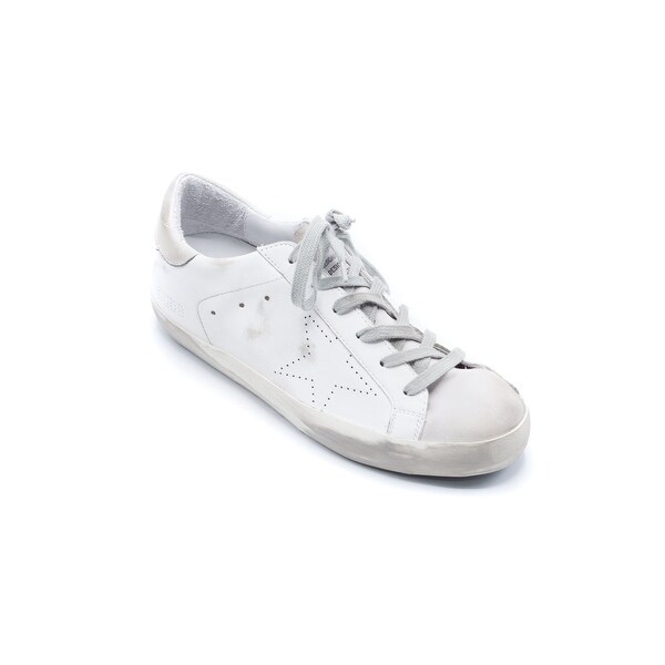 golden goose sneakers all white