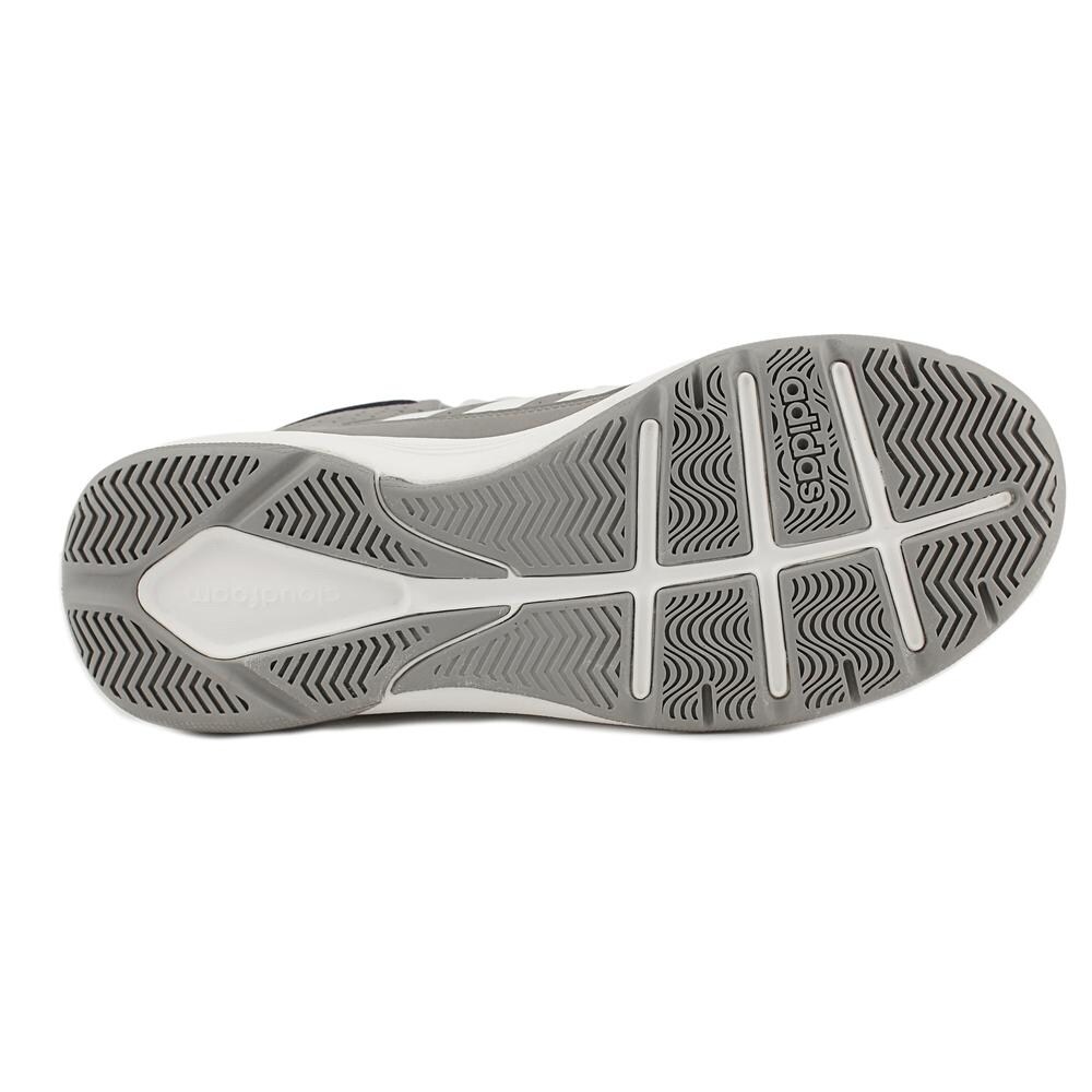 Shop Adidas Cloudfoam Ilation Mid Men Round Toe Canvas Gray