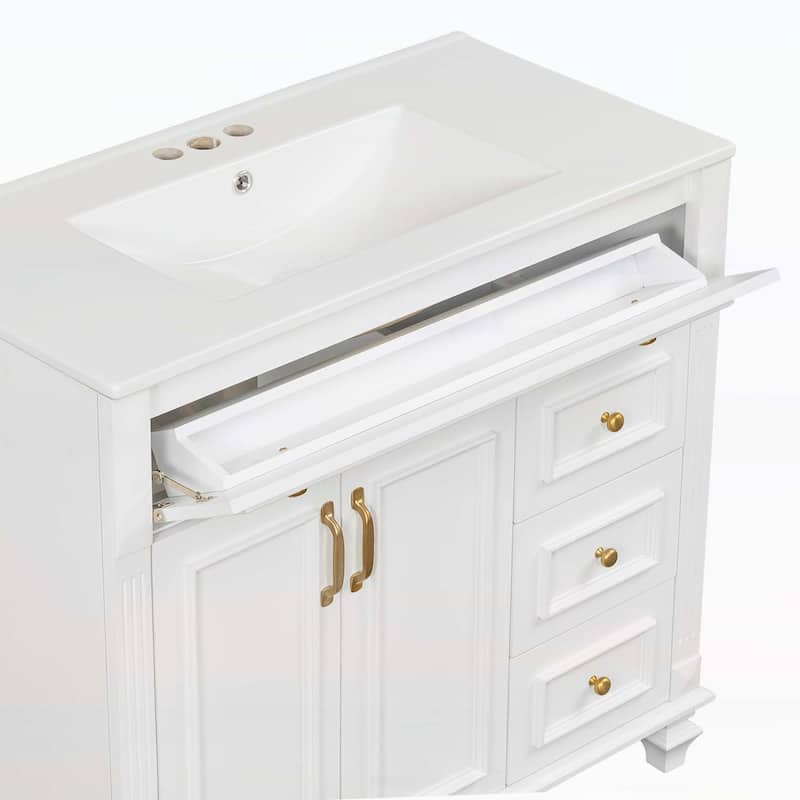 36" Bathroom Vanity with Sink