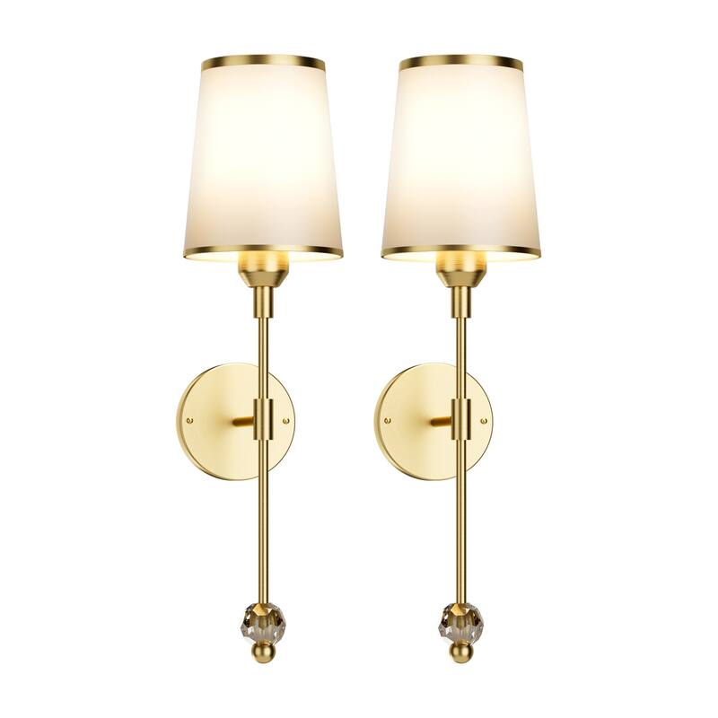 2-Pack Battery Operated Wall Sconces Rechargeable with Remote Control Dimmable 15-Color Light - N/A