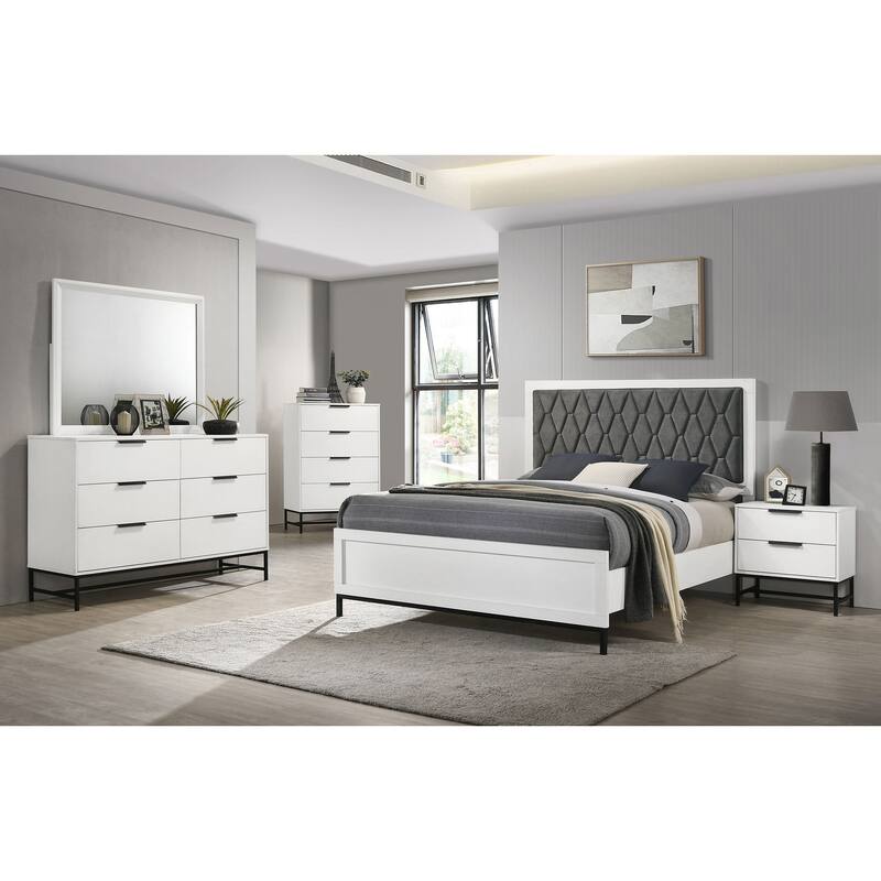 Taraval White 6-drawer Bedroom Dresser