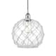 Option Polished Chrome / Clear Glass with White Rope