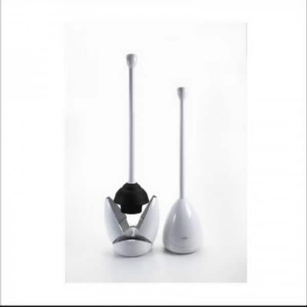  OXO Good Grips Toilet Plunger with Cover, White : Home & Kitchen