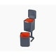 preview thumbnail 8 of 13, Joseph Joseph Totem Compact 40L Dual Trash Can and Recycle Bin (8 US Gallons)