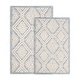 preview thumbnail 21 of 23, Superior Ceton Geometric Washable Bath Rug, Set of 2