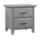 preview thumbnail 2 of 1, Oxford Baby Willowbrook Nightstand Graphite Gray