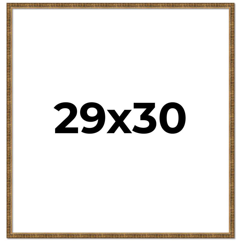 29x30 Frame Gold Kingsley Distressed Solid Wood Picture Frame Width