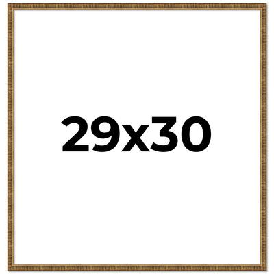 29x30 Frame Gold Solid Wood Picture Frame - Complete Modern Photo