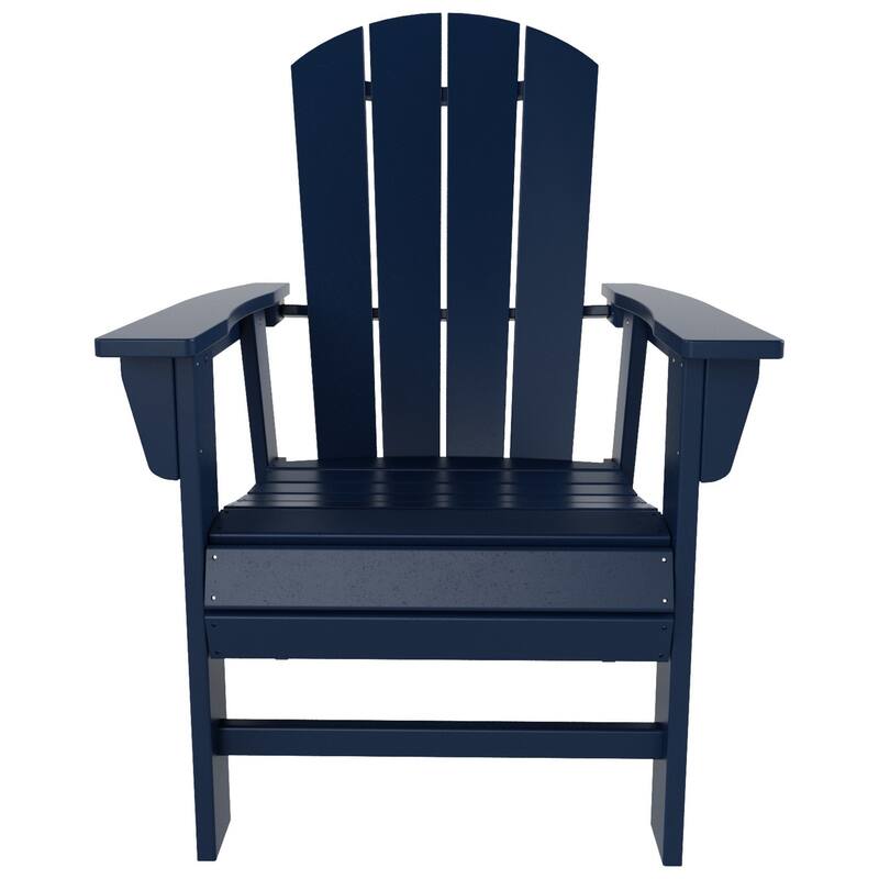 Polytrends Laguna Casual Upright Adirondack Chair (Set of 2)