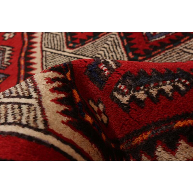 ECARPETGALLERY Hand-knotted Konya Anatolian Red Wool Rug - 3'9 x 10'6