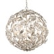 preview thumbnail 1 of 9, Crystorama Lighting Group MSL-316 Marselle 6 Light 22" Wide Crystal Antique Silver