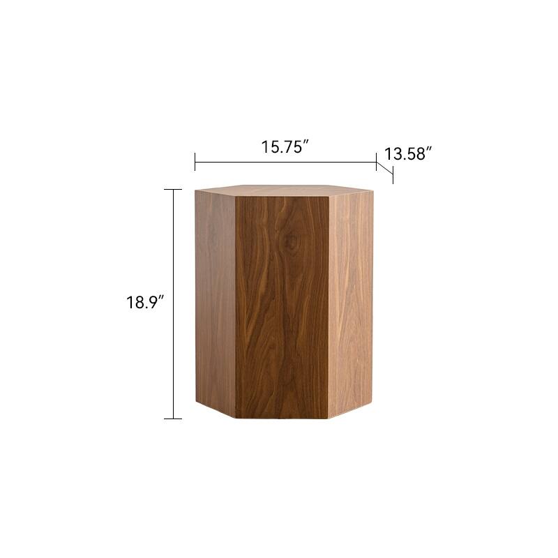 Modern Fully Assembled End Table for Small Spaces