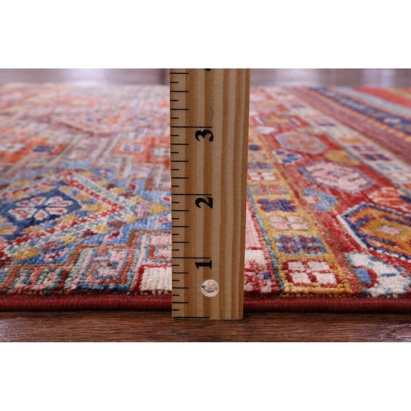 Golden Nile Khorjin Persian Gabbeh Hand Knotted Wool Rug - 2' 7" X 4' 0"
