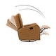 preview thumbnail 16 of 45, Jordano Genuine Leather Recliner with Metal Base by HULALA HOME