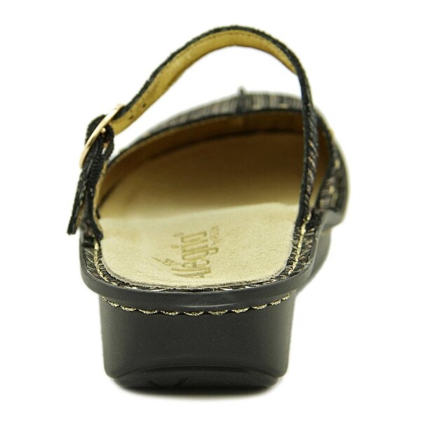 alegria leopard print clogs