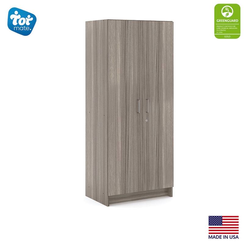 Tot Mate Double-Door Tall Cabinet, Ready-To-Assemble