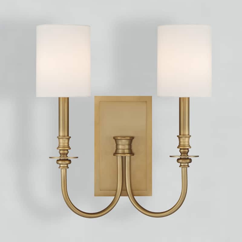 Crystorama Lighting Group LLO-482 Lloyd 2 Light 16" Tall Wall Sconce