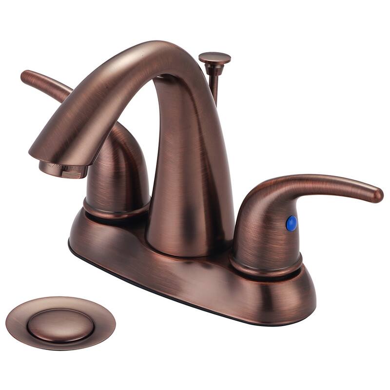 Olympia Faucets Accent 1.2 GPM Centerset Bathroom Faucet with J Style