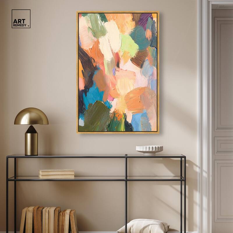Chromatic Surge III Canvas by Art Remedy