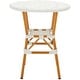 preview thumbnail 43 of 46, SAFAVIEH Outdoor Patio Furniture California Bistro Table (Fully Assembled) (Table Only)