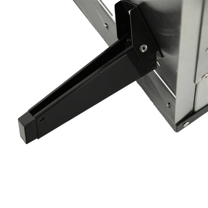 Portable Wood Fired Stainless Steel Pizza Grill with Foldable Legs