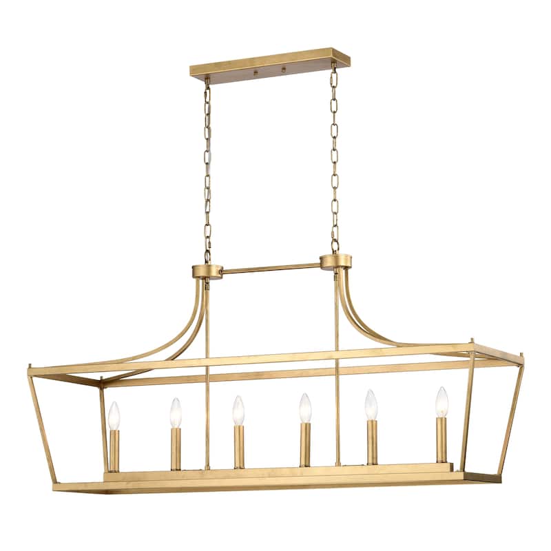 17" Monium Caged Linear 6-Light Candelabra