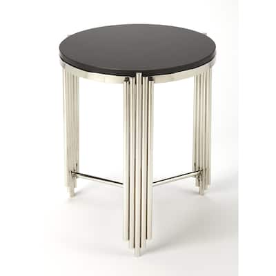 Handmade khalifa Black granite End Table (India)