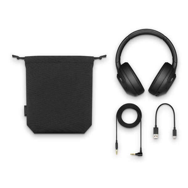 Sony Extra Bass Wireless Noise Cancelling Headphones W Red Speakers Overstock