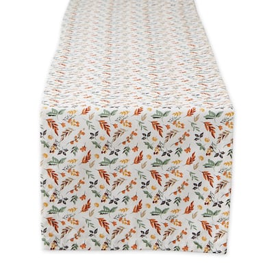Gather Fall Squash Reversible Table Runner 14X72