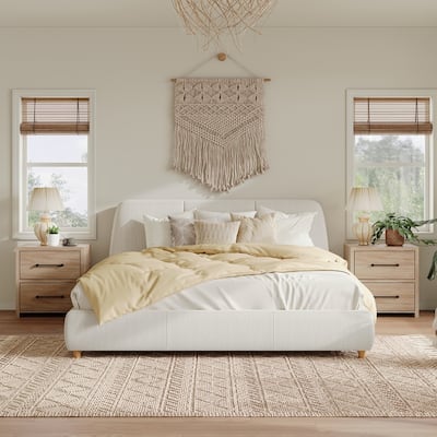 Upholstered Bed with Advanced Space Optimization and Supreme Relaxation