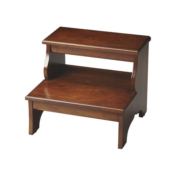 Handcrafted Chestnut Burl Step Stool Handcrafted Chestnut Burl Step Stool