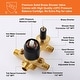 preview thumbnail 25 of 28, Wall Mount Tub Shower Faucet With Hand Shower Rainfall Shower System Set With Tub Spout Pressure Balance 10 Inch Shower Head Set