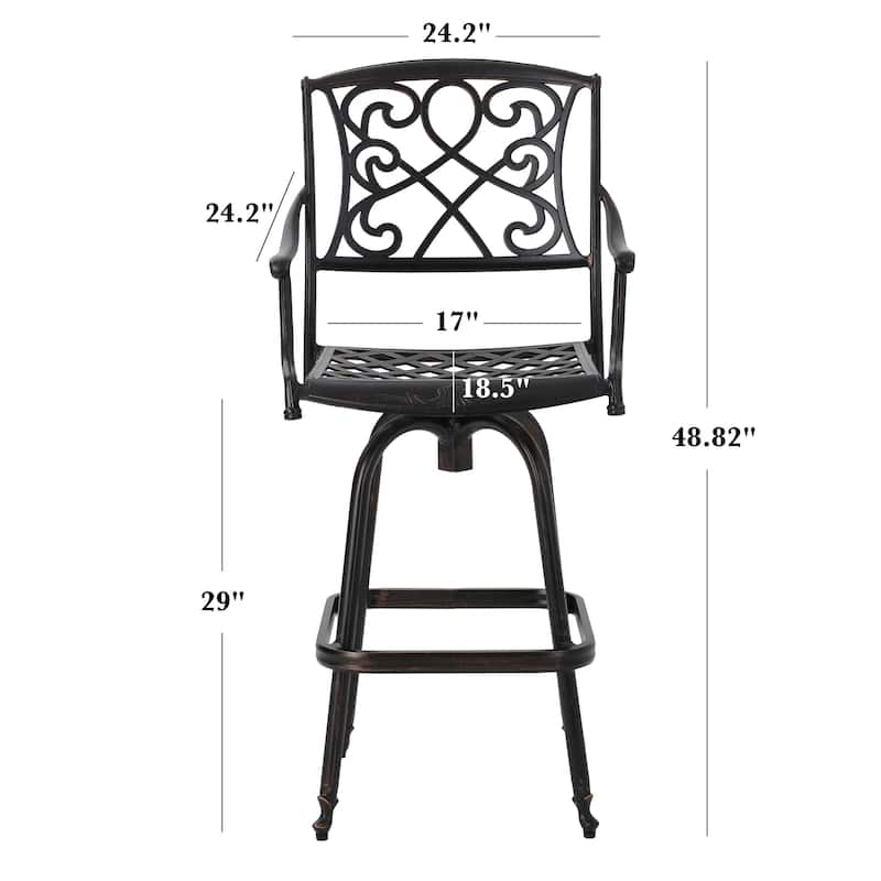 Santa Maria Bar Stool (Set of 2) by Christopher Knight Home