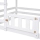 preview thumbnail 15 of 14, Twin over Twin House-Design Bunk Bed with Fence Guardrail and Door