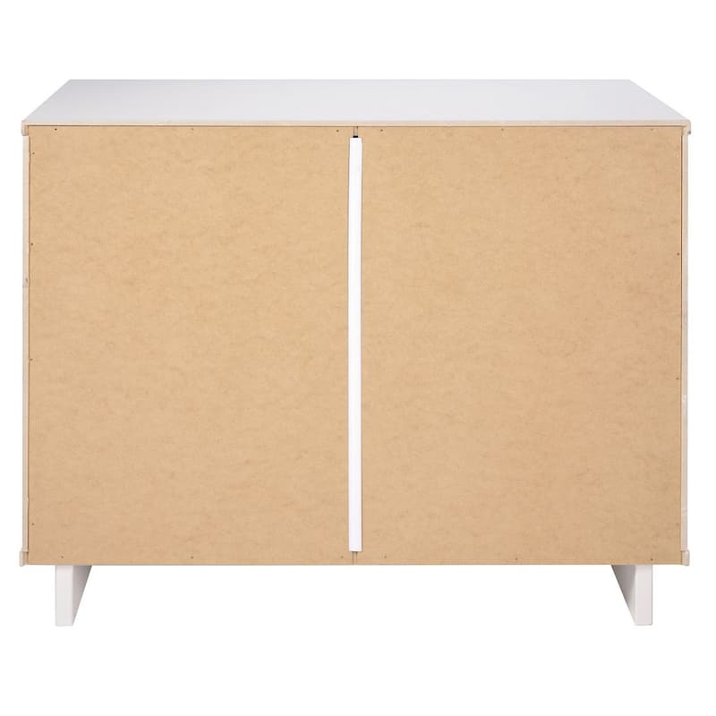 Manhattan Comfort Granville 38.18" Modern Standard 3 Drawer Dresser