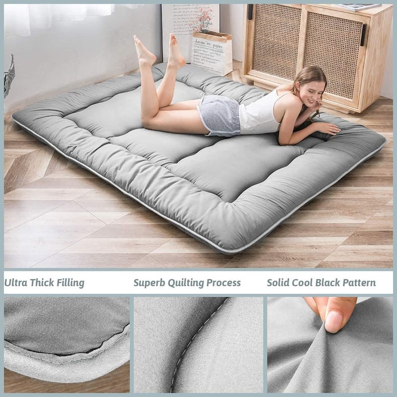 Traditional Japanese Foldable & Portable Floor Futon Mattress