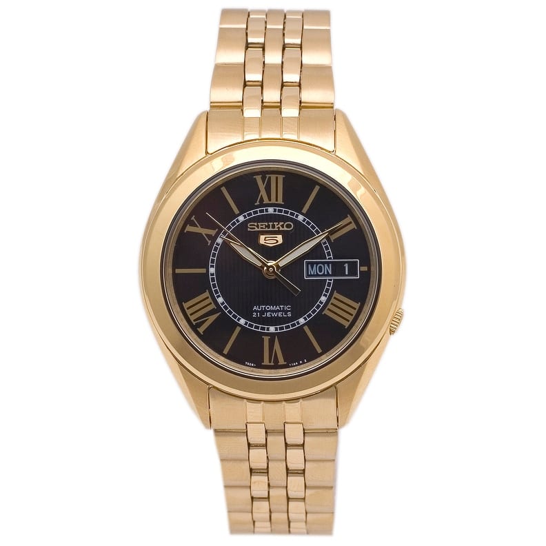 Seiko Men's Series 5 Vintage Black Dial Watch - SNKL40K1 - 6 (36)